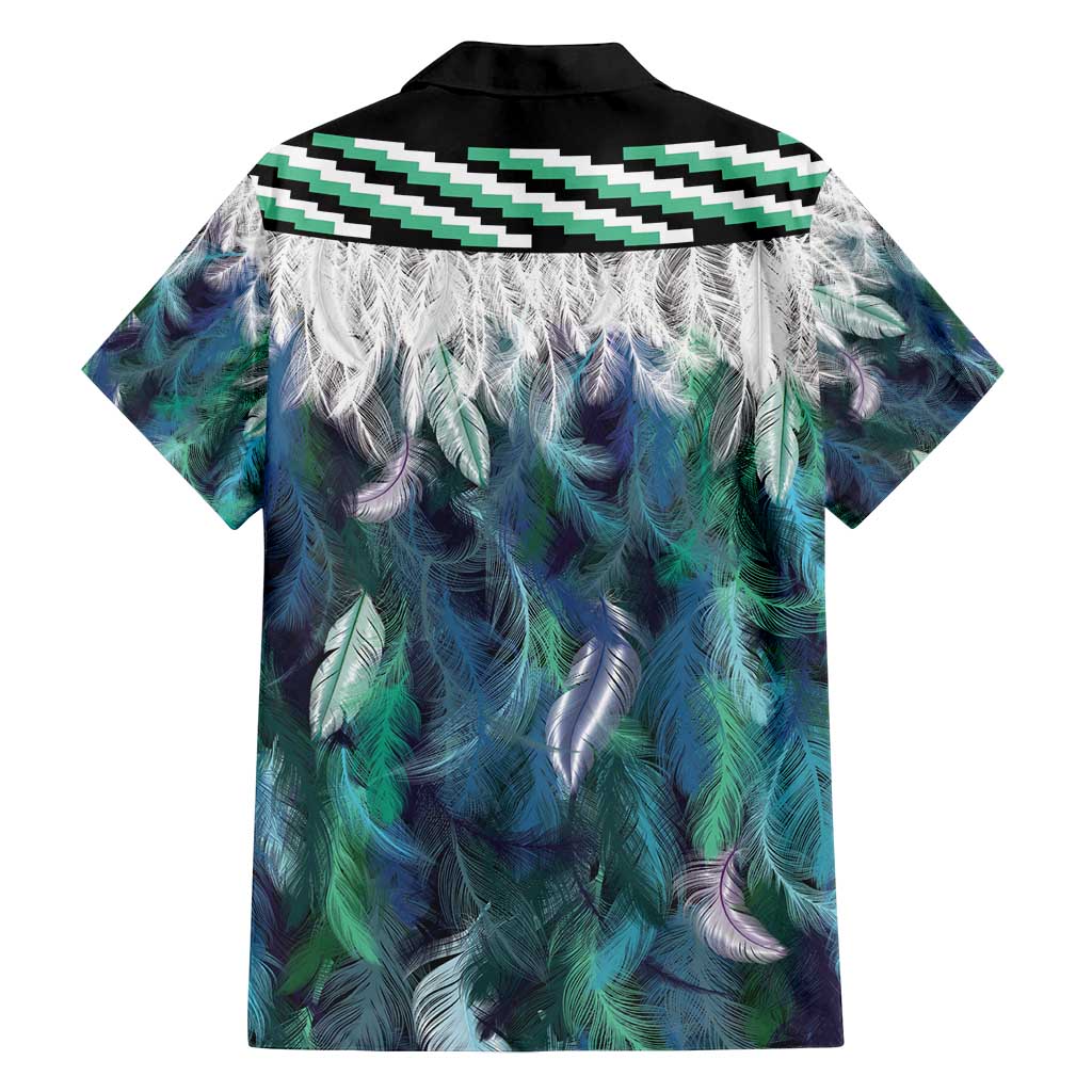 Aotearoa Korowai Motif Family Matching Long Sleeve Bodycon Dress and Hawaiian Shirt Hei Matau Poutama Maori Pattern LT14 - Polynesian Pride