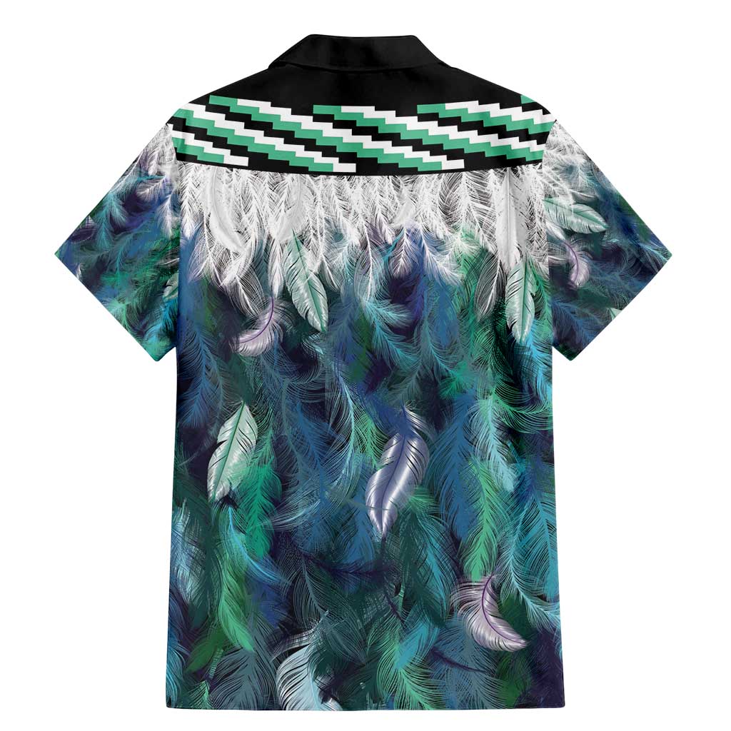 Aotearoa Korowai Motif Family Matching Mermaid Dress and Hawaiian Shirt Hei Matau Poutama Maori Pattern LT14 - Polynesian Pride