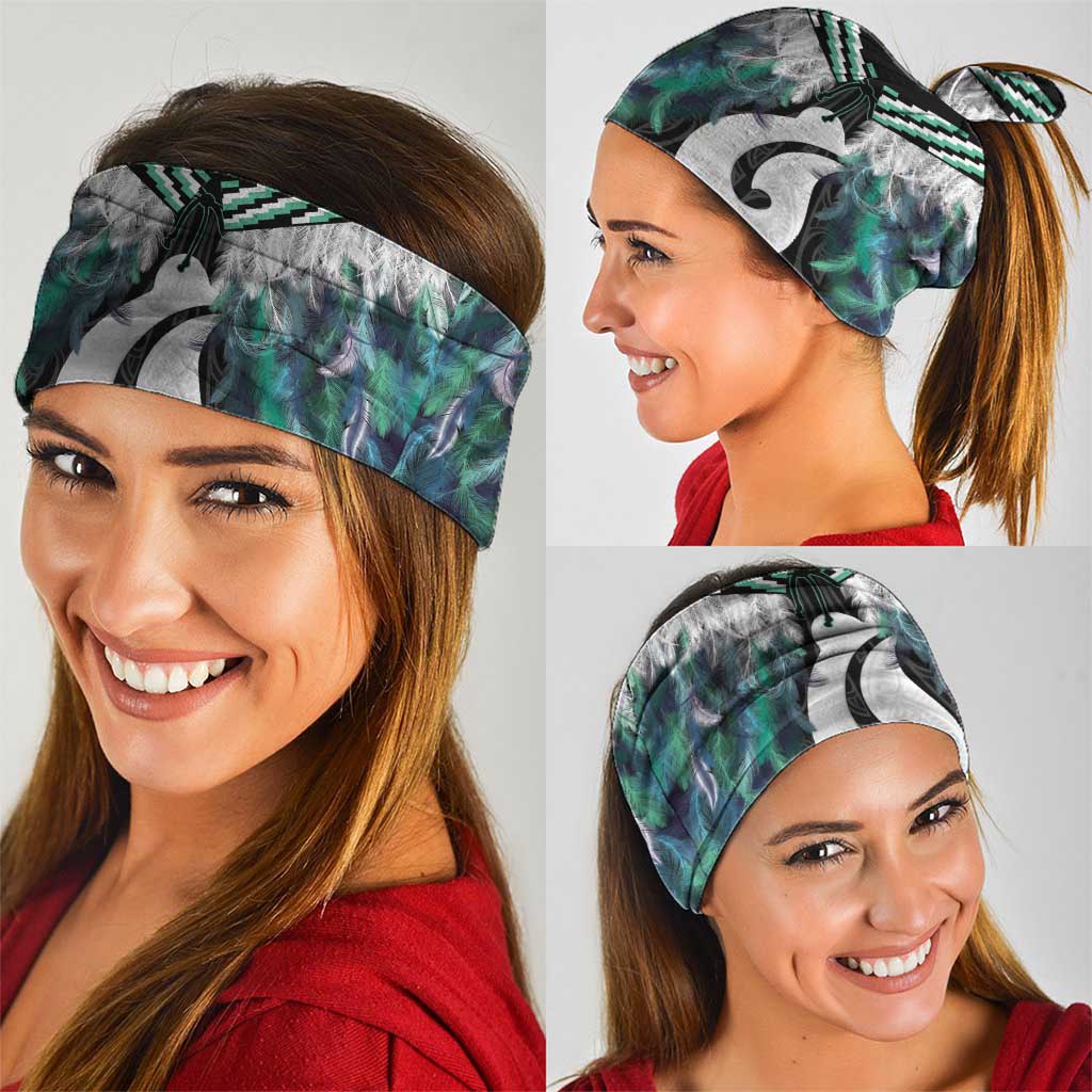 Aotearoa Korowai Motif Neck Gaiter Hei Matau Poutama Maori Pattern LT14 - Polynesian Pride