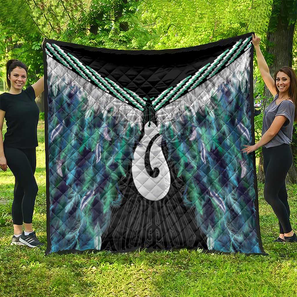 Aotearoa Korowai Motif Quilt Hei Matau Poutama Maori Pattern LT14 - Polynesian Pride