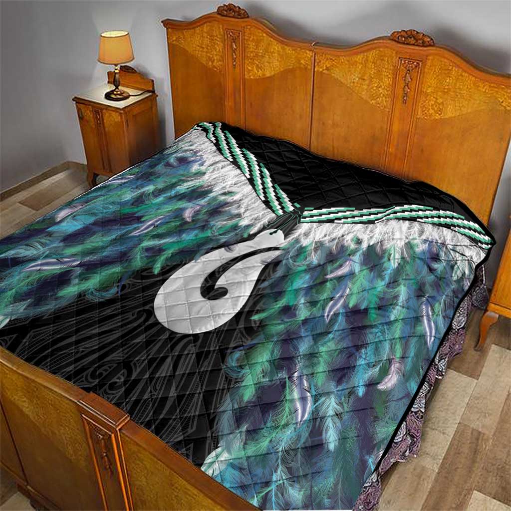 Aotearoa Korowai Motif Quilt Hei Matau Poutama Maori Pattern LT14 - Polynesian Pride