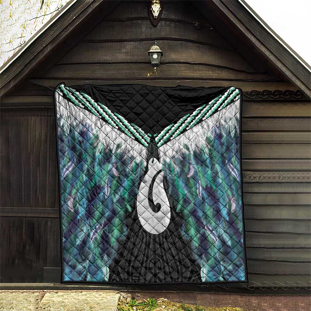 Aotearoa Korowai Motif Quilt Hei Matau Poutama Maori Pattern LT14 - Polynesian Pride