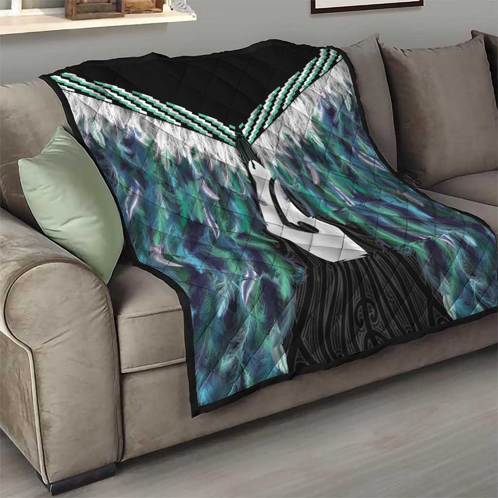 Aotearoa Korowai Motif Quilt Hei Matau Poutama Maori Pattern LT14 - Polynesian Pride