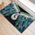 Aotearoa Korowai Motif Rubber Doormat Hei Matau Poutama Maori Pattern