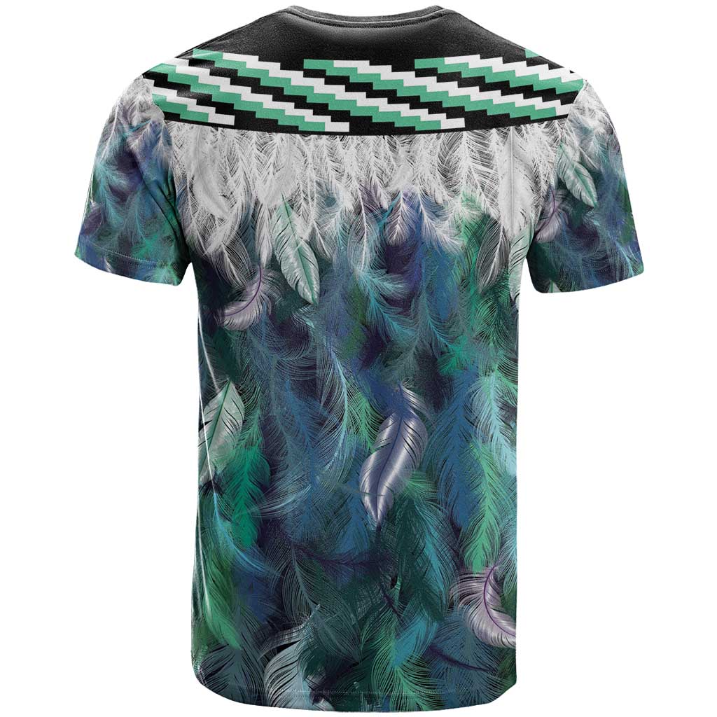 Aotearoa Korowai Motif T Shirt Hei Matau Poutama Maori Pattern