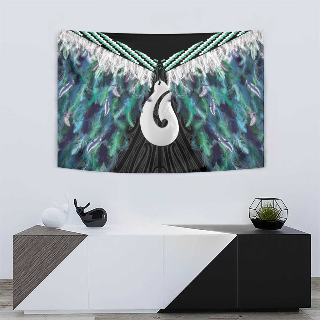 Aotearoa Korowai Motif Tapestry Hei Matau Poutama Maori Pattern