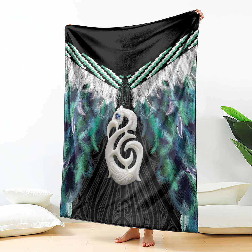 Aotearoa Korowai Motif Blanket Hei Manaia Poutama Maori Pattern
