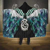 Aotearoa Korowai Motif Hooded Blanket Hei Manaia Poutama Maori Pattern