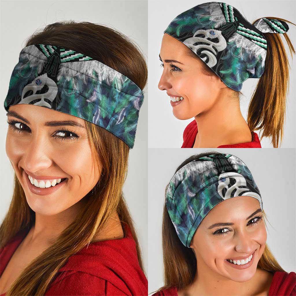 Aotearoa Korowai Motif Neck Gaiter Hei Manaia Poutama Maori Pattern LT14 - Polynesian Pride