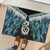 Aotearoa Korowai Motif Rubber Doormat Hei Manaia Poutama Maori Pattern