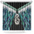 Aotearoa Korowai Motif Shower Curtain Hei Manaia Poutama Maori Pattern