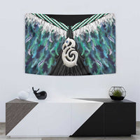 Aotearoa Korowai Motif Tapestry Hei Manaia Poutama Maori Pattern