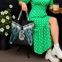 Aotearoa Korowai Motif Tote Bag Hei Manaia Poutama Maori Pattern - Polynesian Pride