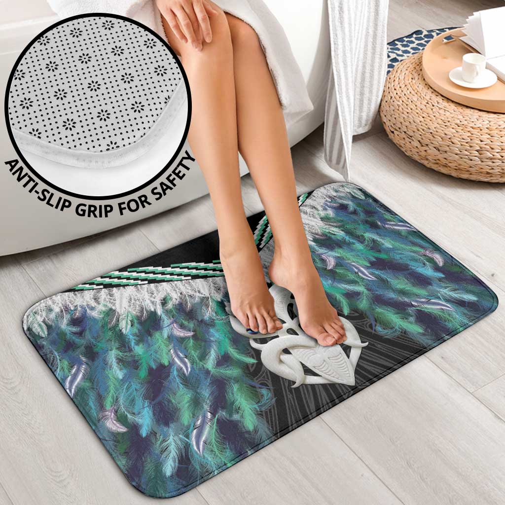 Aotearoa Korowai Motif Bathroom Set Maori Wheku Poutama - Polynesian Pride