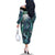 Aotearoa Korowai Motif Family Matching Off The Shoulder Long Sleeve Dress and Hawaiian Shirt Maori Wheku Poutama