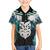 Aotearoa Korowai Motif Family Matching Off Shoulder Maxi Dress and Hawaiian Shirt Maori Wheku Poutama