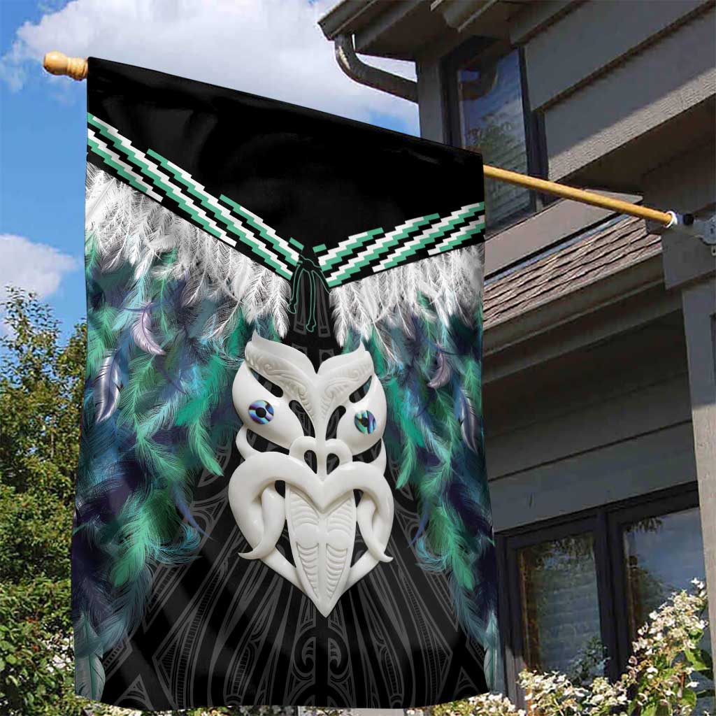 Aotearoa Korowai Motif Garden Flag Maori Wheku Poutama