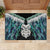 Aotearoa Korowai Motif Rubber Doormat Maori Wheku Poutama