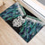 Aotearoa Korowai Motif Rubber Doormat Maori Wheku Poutama