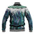 Aotearoa Korowai Motif Baseball Jacket Maori Tane Poutama