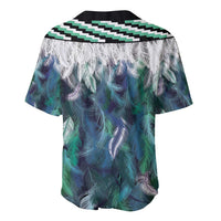 Aotearoa Korowai Motif Baseball Jersey Maori Tane Poutama