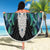 Aotearoa Korowai Motif Beach Blanket Maori Tane Poutama