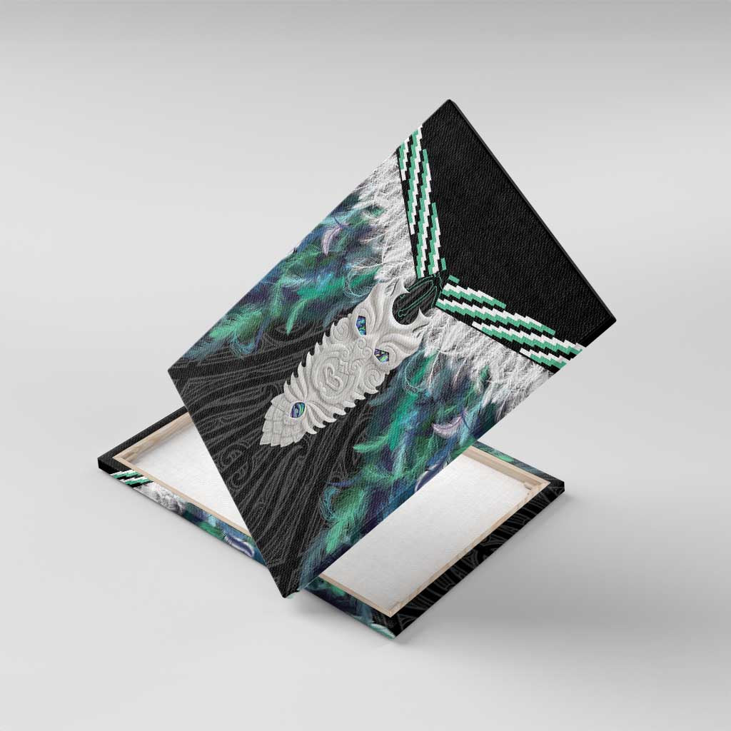 Aotearoa Korowai Motif Canvas Wall Art Maori Tane Poutama