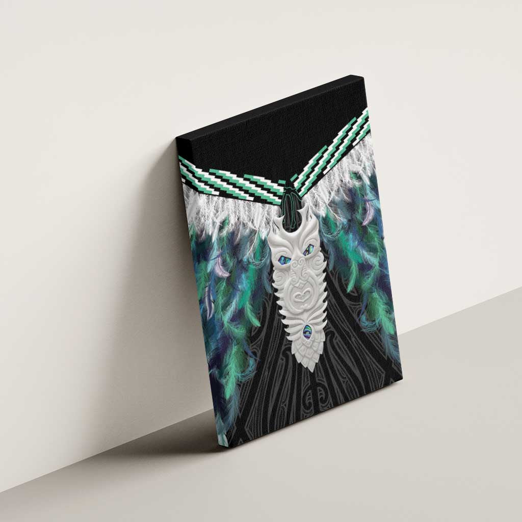 Aotearoa Korowai Motif Canvas Wall Art Maori Tane Poutama