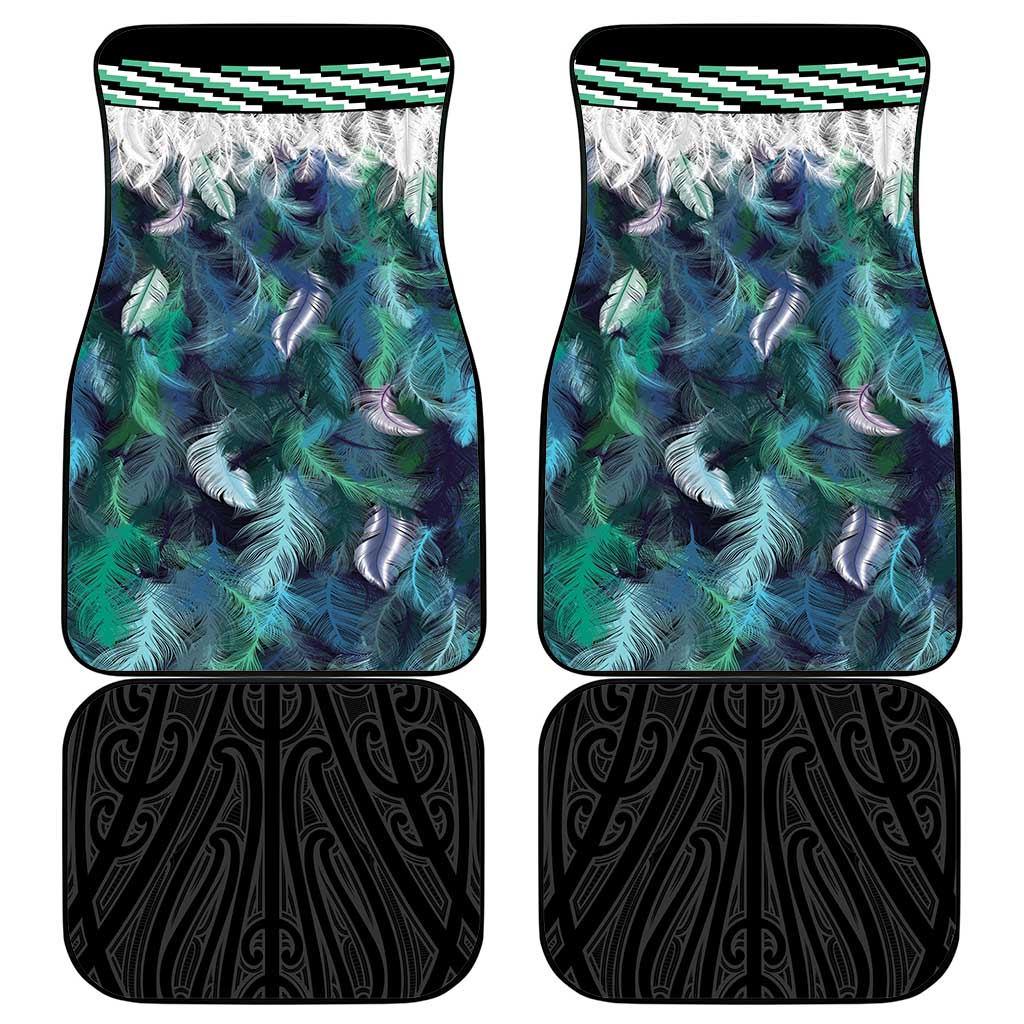 Aotearoa Korowai Motif Car Mats Maori Tane Poutama LT14 - Polynesian Pride