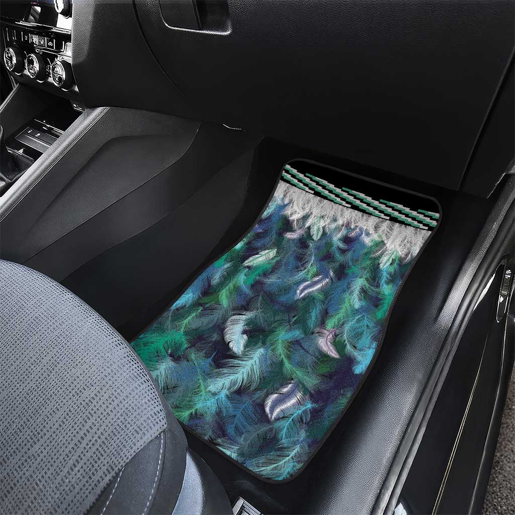 Aotearoa Korowai Motif Car Mats Maori Tane Poutama LT14 - Polynesian Pride