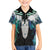 Aotearoa Korowai Motif Family Matching Off The Shoulder Long Sleeve Dress and Hawaiian Shirt Maori Tane Poutama