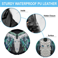 Aotearoa Korowai Motif Spare Tire Cover Maori Tane Poutama