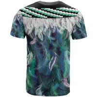 Aotearoa Korowai Motif T Shirt Maori Tane Poutama LT14 - Polynesian Pride
