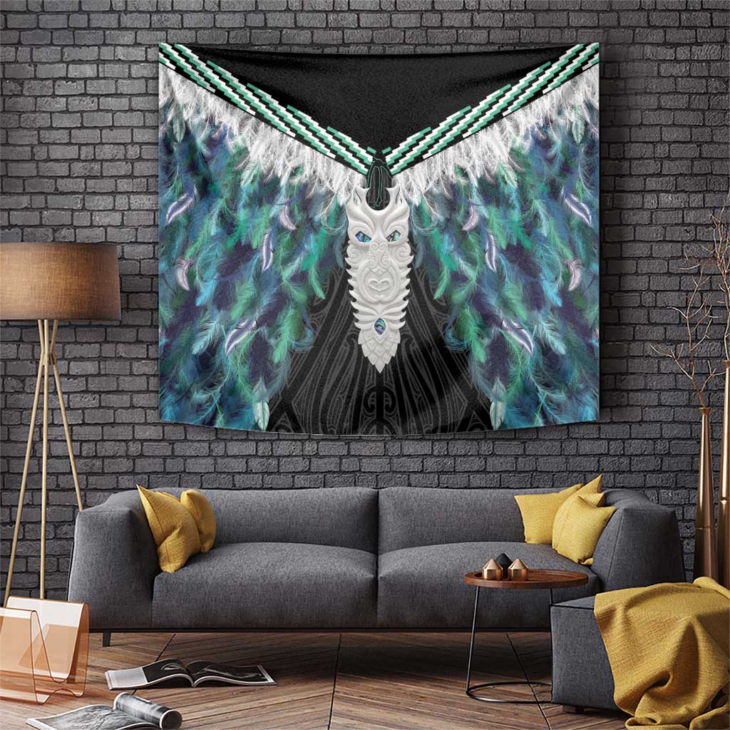 Aotearoa Korowai Motif Tapestry Maori Tane Poutama