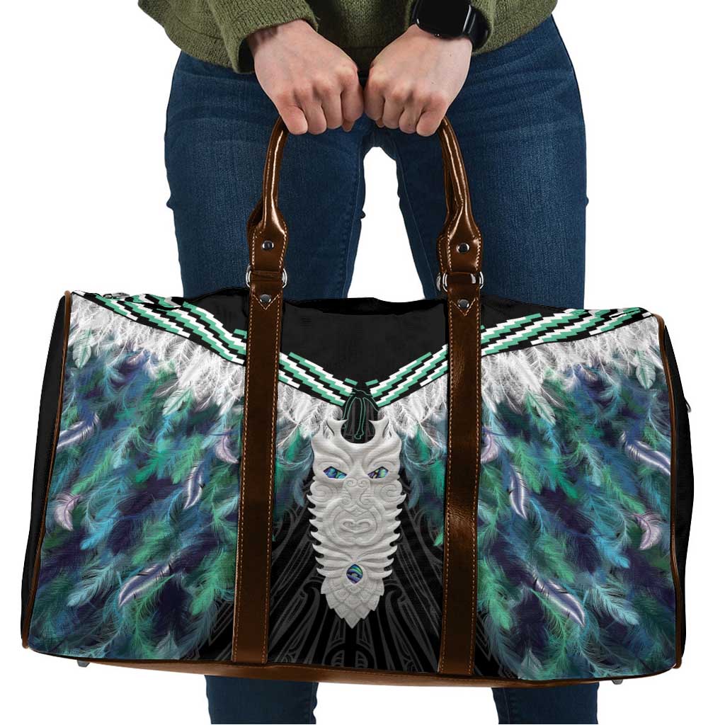 Aotearoa Korowai Motif Travel Bag Maori Tane Poutama - Polynesian Pride