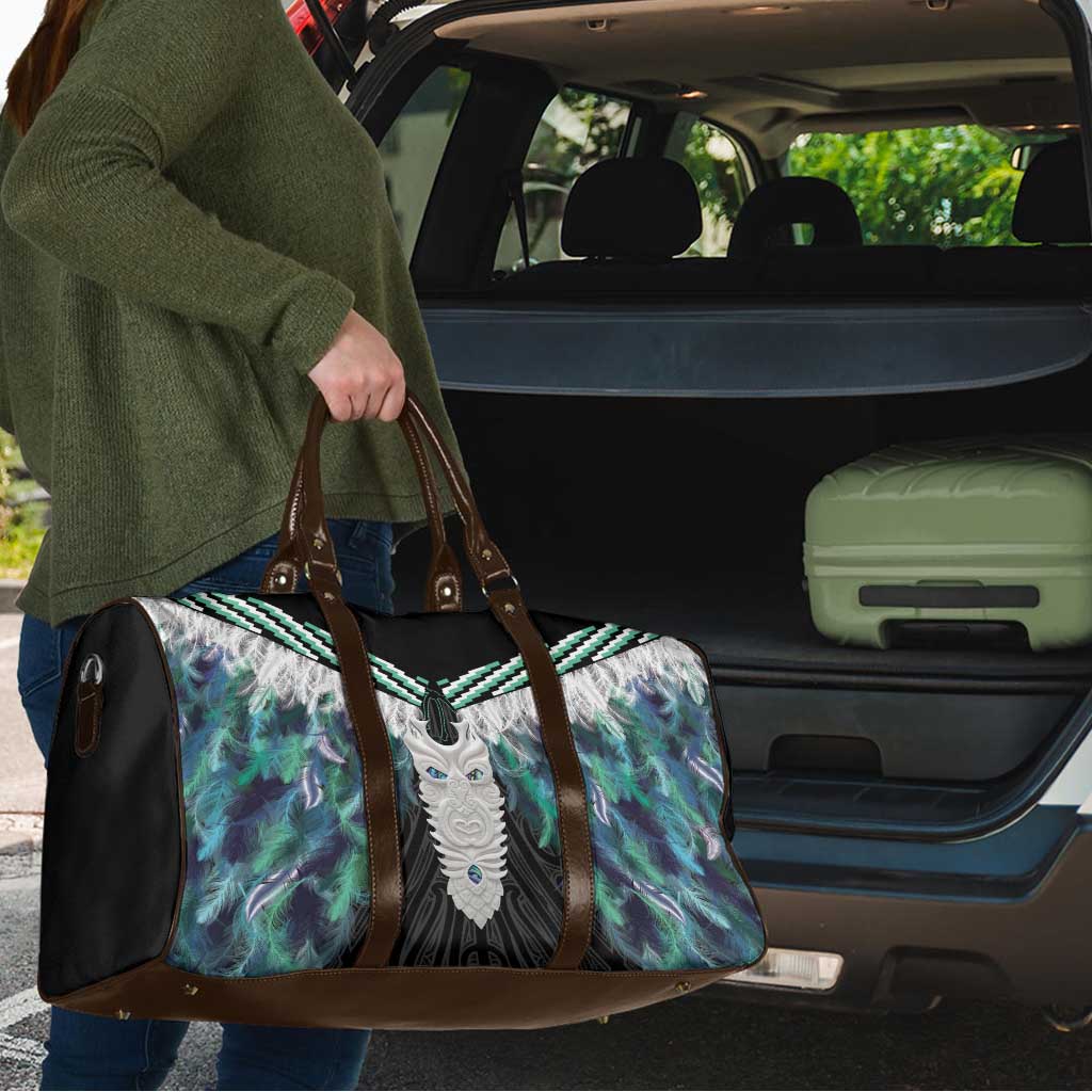 Aotearoa Korowai Motif Travel Bag Maori Tane Poutama - Polynesian Pride