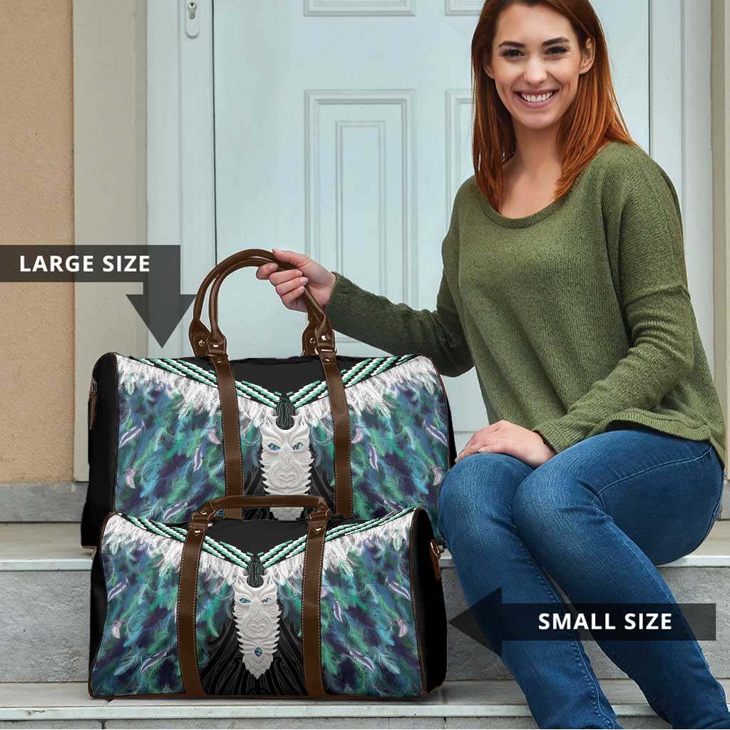 Aotearoa Korowai Motif Travel Bag Maori Tane Poutama - Polynesian Pride
