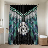 Aotearoa Korowai Motif Bathroom Set Maori Koru Poutama - Polynesian Pride
