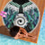 Aotearoa Korowai Motif Beach Blanket Maori Koru Poutama