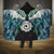 Aotearoa Korowai Motif Hooded Blanket Maori Koru Poutama