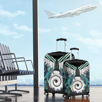 Aotearoa Korowai Motif Luggage Cover Maori Koru Poutama