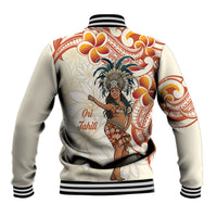 Heiva i Tahiti Baseball Jacket Ori Tahitian Dance Tiare Maori