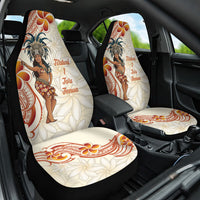 Heiva i Tahiti Car Seat Cover Ori Tahitian Dance Tiare Maori LT14 One Size Beige - Polynesian Pride