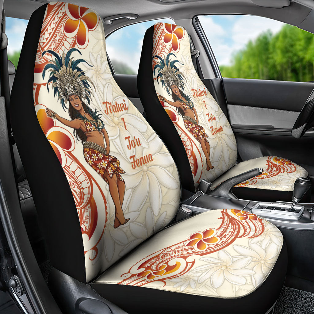 Heiva i Tahiti Car Seat Cover Ori Tahitian Dance Tiare Maori LT14 - Polynesian Pride