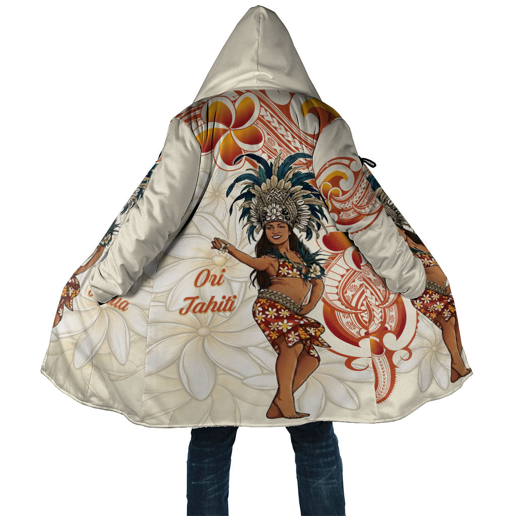 Heiva i Tahiti Cloak Ori Tahitian Dance Tiare Maori LT14 Unisex Beige - Polynesian Pride