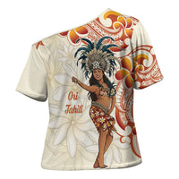 Heiva i Tahiti Cross Shoulder Shirt Ori Tahitian Dance Tiare Maori LT14 - Polynesian Pride