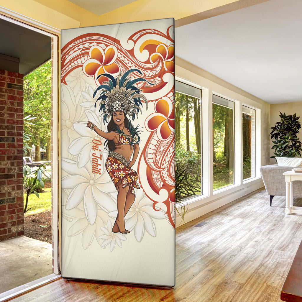 Heiva i Tahiti Door Cover Ori Tahitian Dance Tiare Maori LT14 - Polynesian Pride