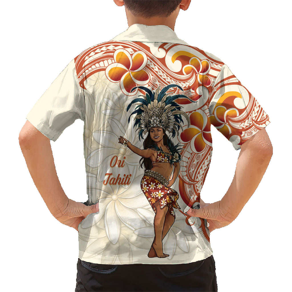 Heiva i Tahiti Family Matching Short Sleeve Bodycon Dress and Hawaiian Shirt Ori Tahitian Dance Tiare Maori LT14 - Polynesian Pride