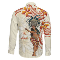 Heiva i Tahiti Family Matching Short Sleeve Bodycon Dress and Hawaiian Shirt Ori Tahitian Dance Tiare Maori LT14 - Polynesian Pride