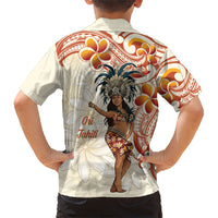 Heiva i Tahiti Kid Hawaiian Shirt Ori Tahitian Dance Tiare Maori LT14 - Polynesian Pride
